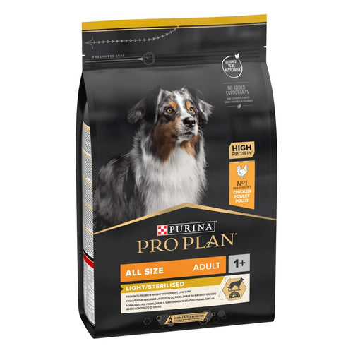 PRO PLAN Light/Sterilised, bogato piletinom