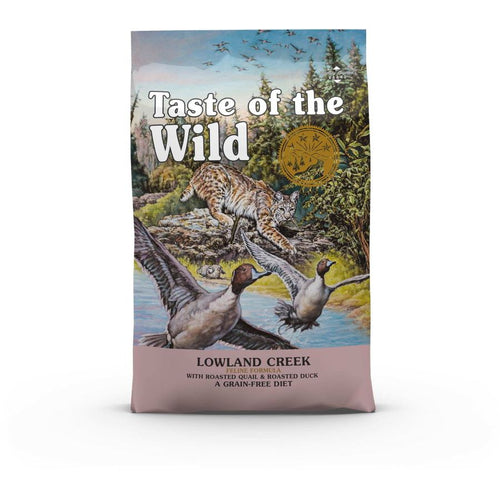 TASTE OF THE WILD Lowland Creek, s prepelicom i patkom 2kg