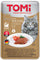 TOMI Grain-free Vrećica za mačke s peradi u želeu od rajčice, 100g