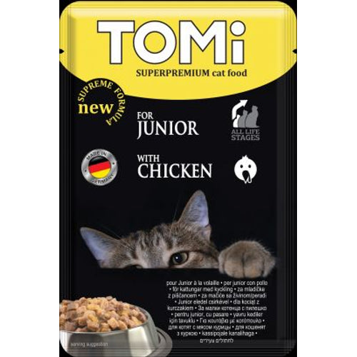 TOMI JUNIOR, vrecica za macice, perad, 100g