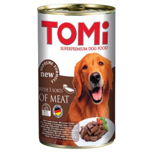 TOMI Konzerva za pse 5 vrsta mesa