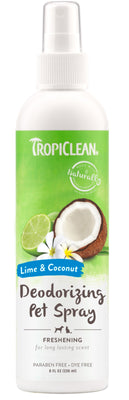 TROPICLEAN Lime & Coconut deodorant, za pse i macke, 236ml