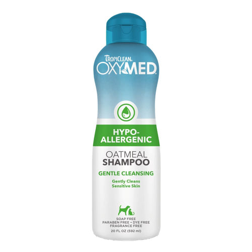TROPICLEAN OxyMed HypoAllergenic Oatmeal, hipoalerg. sampon za pse i macke 355ml