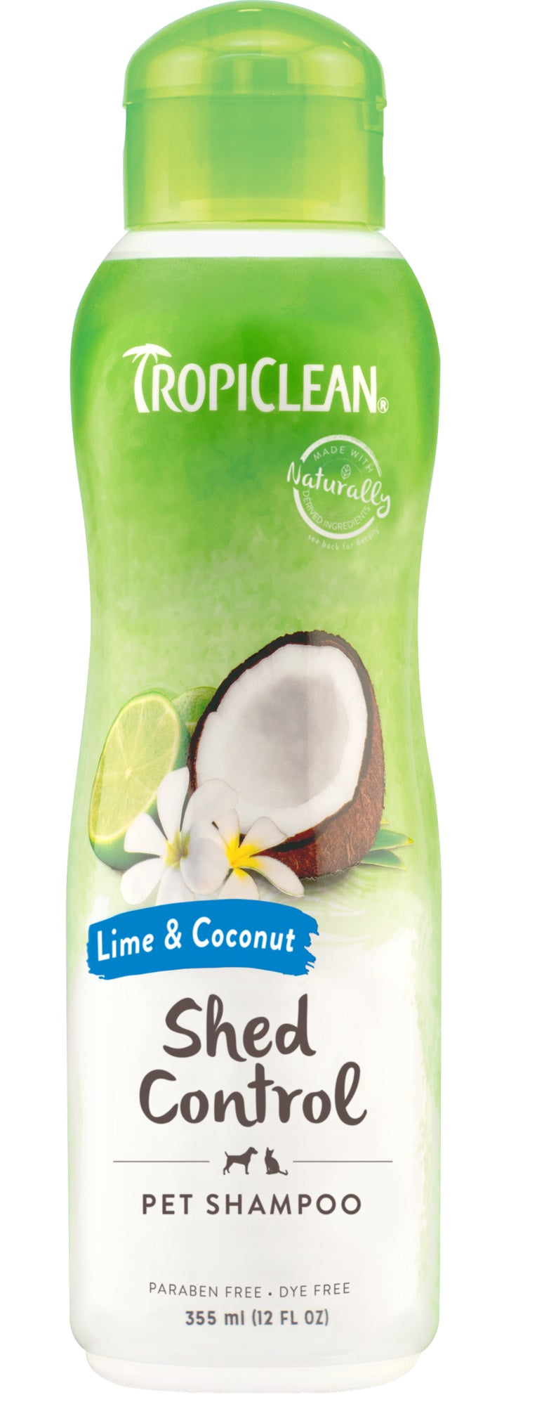 TROPICLEAN Shed Control, sampon za pse i macke, 355 ml