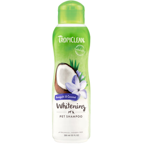TROPICLEAN Whitening, sampon za bijelu dlaku, za pse i macke, 355 ml