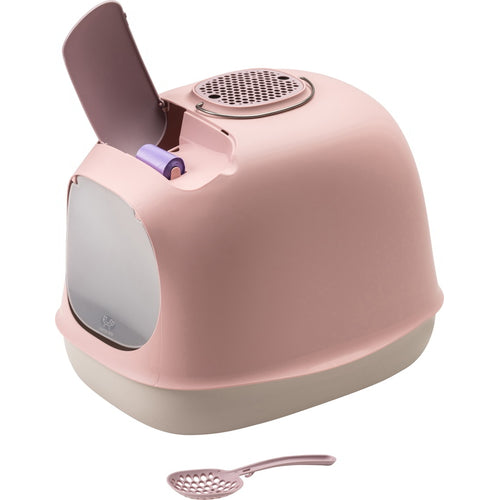 UNITED PETS Minu, WC za mace, 40x40xh50cm, Ruzicasti