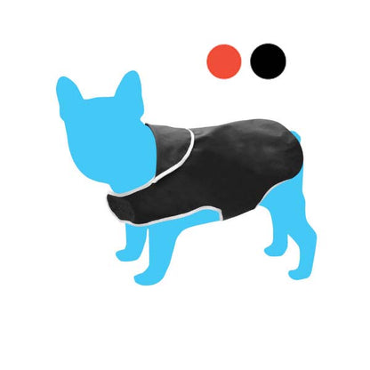 VAU DESIGN Kabanica za pse Bumo dupli za mops, buldog i sl. pasmine 