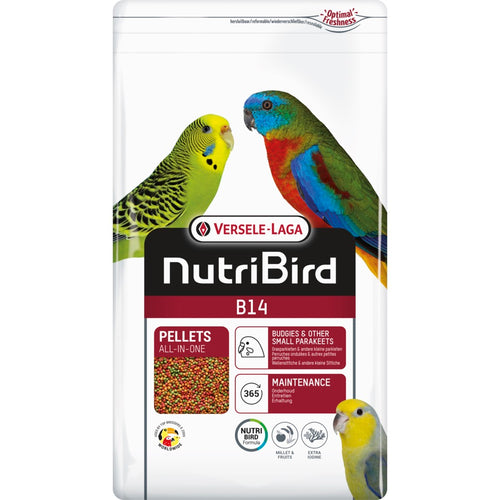 VERSELE-LAGA NUTRIBIRD B14, peletirana hrana za tigrice i male papige, 800g