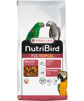 VERSELE-LAGA NUTRIBIRD P15 TROPICAL, peletirana hrana za velike papige, 1kg
