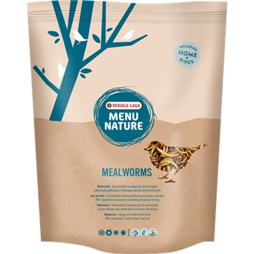 VERSELE - LAGA Menu Nature Mealworms, suseni brasnari, 300g