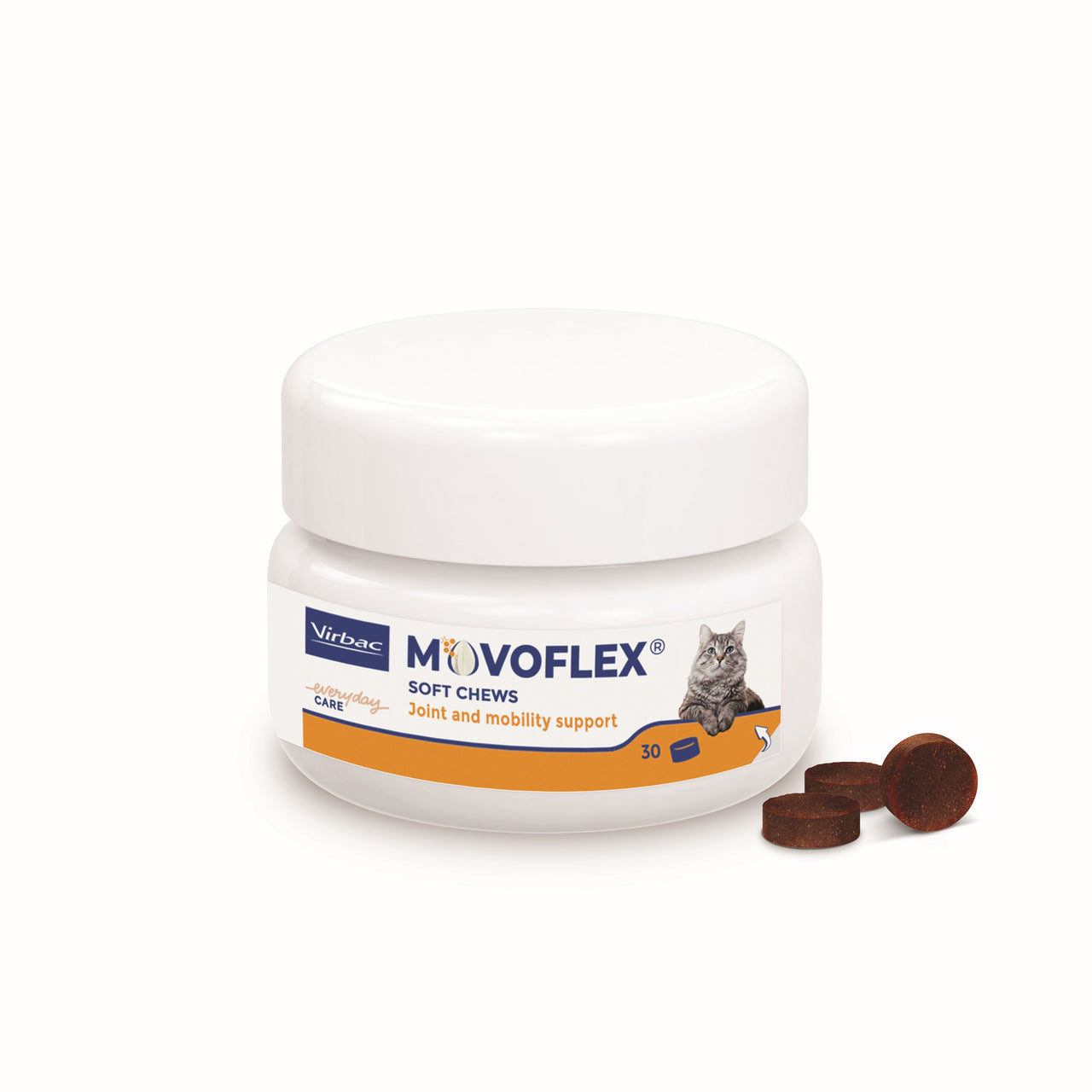 VIRBAC Movoflex Soft Chews, mekana poslastica i dodatak prehrani za macke, 30tbl
