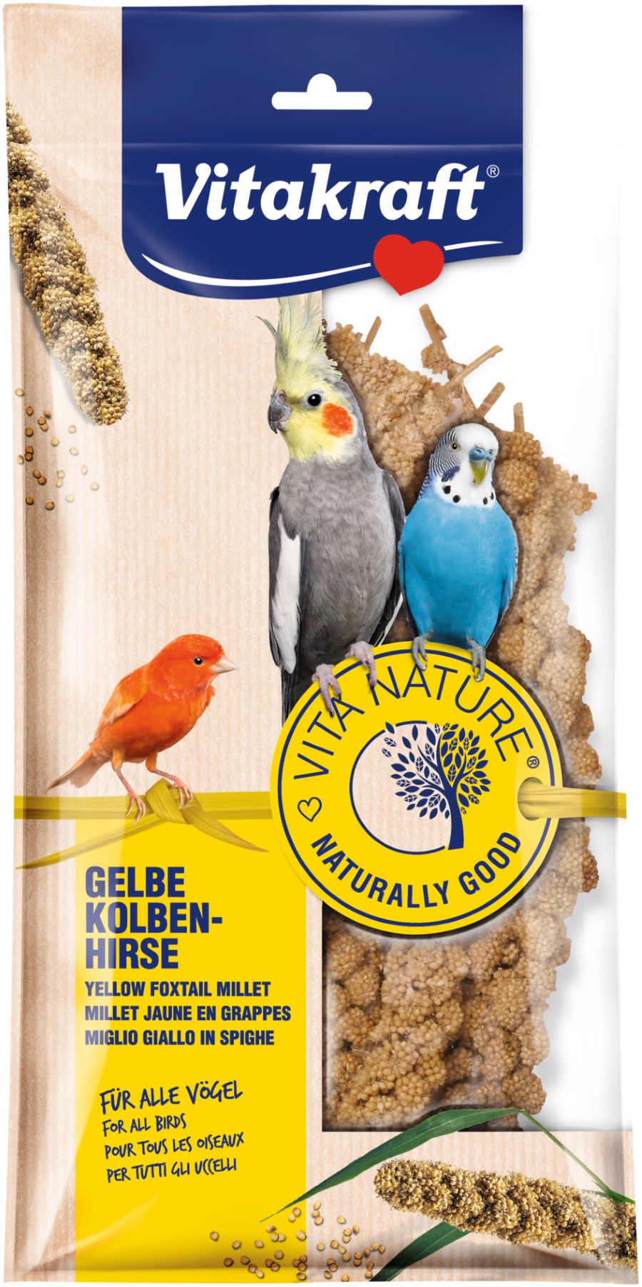 VITAKRAFT Bar u klasu, zuti, za papige, 100g