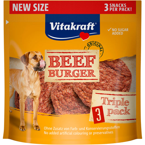 VITAKRAFT Beef Burger, poslastica za pse 3 kom, 27g