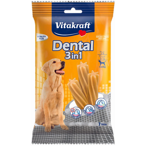 VITAKRAFT Dental fresh, 3u1, poslastica za pse preko 10kg, 180g