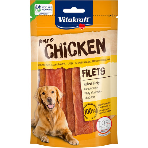 VITAKRAFT Fileti piletine, poslastica za pse, 80g