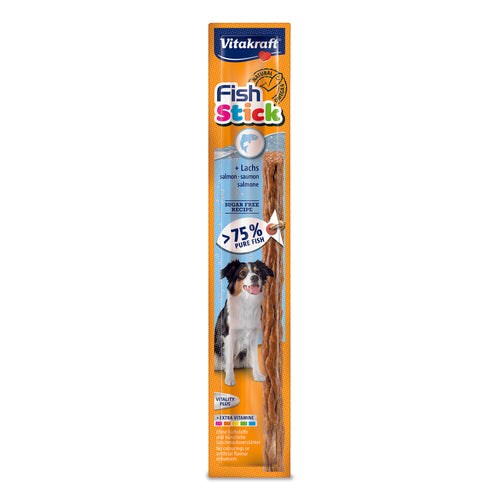 VITAKRAFT Fish Stick, s lososom, poslastica za pse, 15g