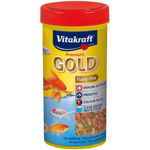 VITAKRAFT Gold Flake-Mix, hrana u listicima, za zlatne ribe