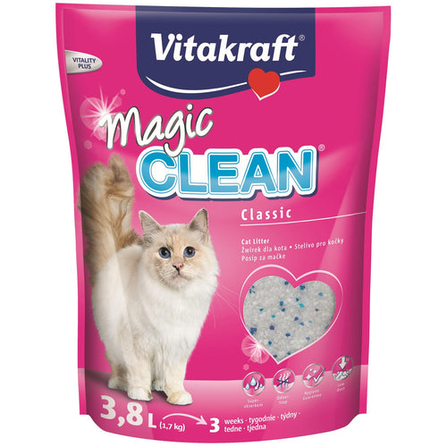 VITAKRAFT MAGIC CLEAN Silikatni pijesak za macke, bezmirisni, 3,8l