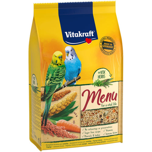 VITAKRAFT Menu, hrana za male papige, 500g