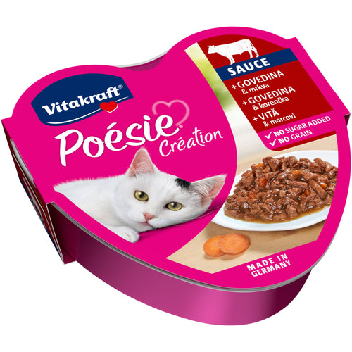VITAKRAFT Poesie Creation govedina i mrkva u umaku 85g
