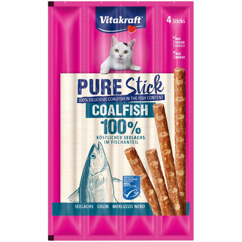 VITAKRAFT Pure Cat Stick, poslastica od kolje, 4x5 g