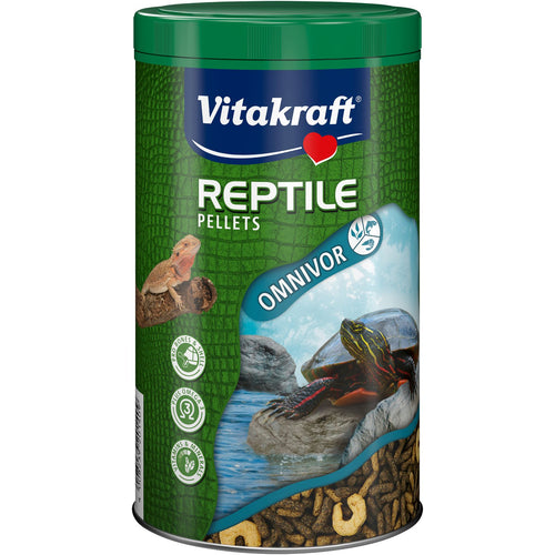 VITAKRAFT Reptile Pellets, hrana u peletima, za svejedne gmazove, 1 L