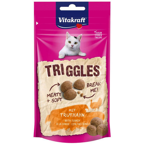 VITAKRAFT Triggles, poslastica s puretinom, za macke, 40 g