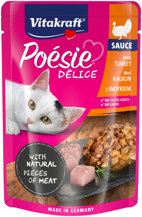VITAKRAFT Vitakraft Poesie DeliSauce vrecica pureca prsa 85g