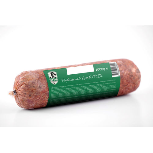 Von BARF Professional, mix janjetina, sirova zamrznuta hrana za pse, 1kg