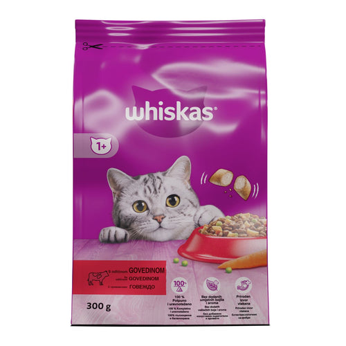 WHISKAS Govedina 1+ 300g