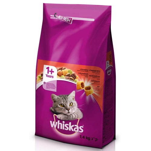 WHISKAS Govedina 1+ 