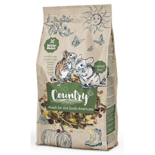 WITTE MOLEN Country, potpuna hrana za cincile i degue, 850g