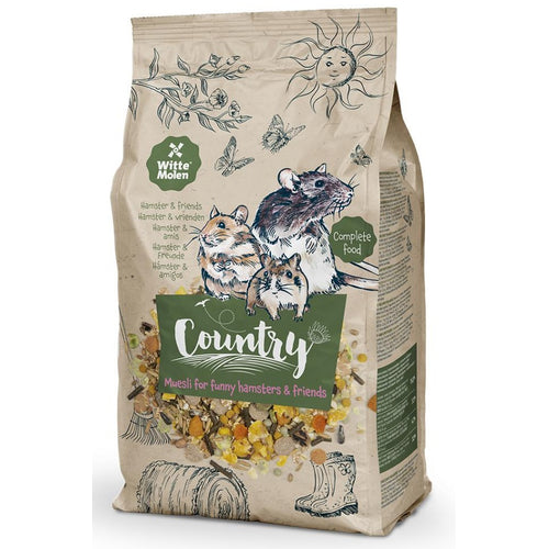 WITTE MOLEN Country, potpuna hrana za hrcka i ostale male zivotinje, 850g
