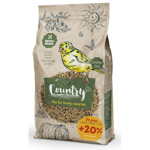 WITTE MOLEN Country, potpuna hrana za kanarince, 2,5kg + 20% BONUS