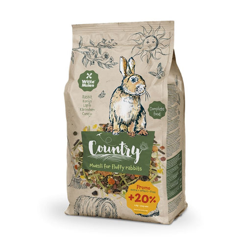 WITTE MOLEN Country, potpuna hrana za patuljaste kunice, 2,5kg + 20% BONUS