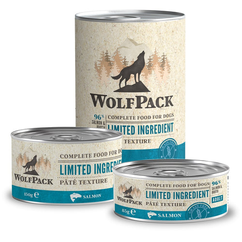 WOLFPACK, Limited Ingredient, losos, pasteta, bez zitarica