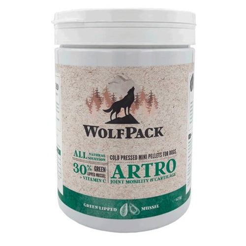 WOLFPACK Artro, za potporu zglobova pasa, sa zelenousnom skoljkom, 675g