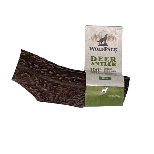 WOLFPACK Jelenji rog L, 100% prirodna zvakalica, 151g-220g