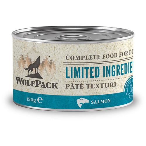 WOLFPACK Limited Ingredient, losos, pasteta, bez zitarica, 150g