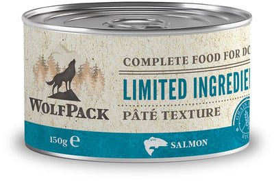 WOLFPACK Limited Ingredient, losos, pasteta, bez zitarica, 150g