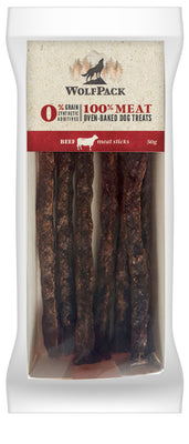 WOLFPACK Meat sticks, 100% govedina, 50g 
