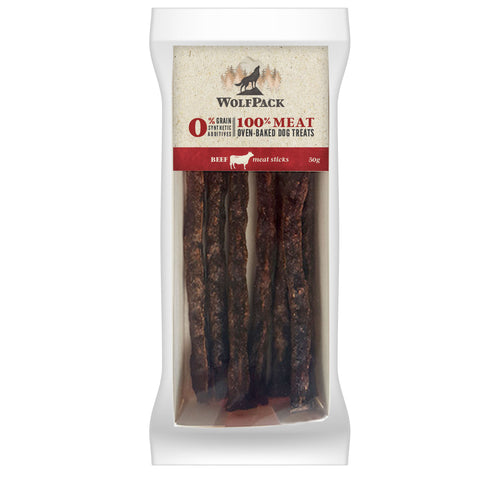 WOLFPACK Meat sticks, 100% govedina, 50g 