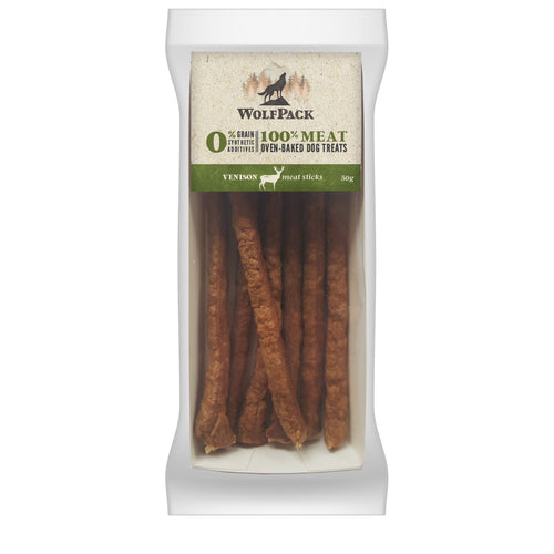 WOLFPACK Meat sticks, 100% srnetina, 50g 