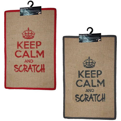 WOUAPY Keep Calm prostirka za grebanje, pravokutna, 60x38cm