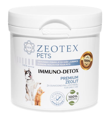 ZEOTEX Pets, premium zeolit (klinoptilolit), za pse i macke, 350g