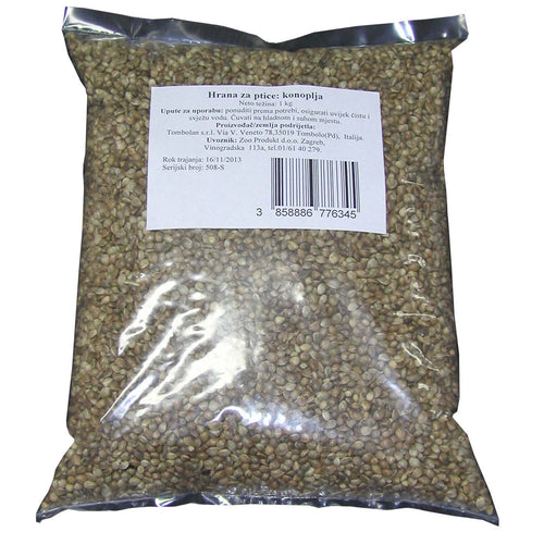 ZOO PRODUKT Konoplja za ptice 1kg